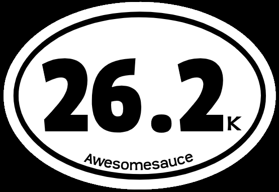 Race Distance Stickers