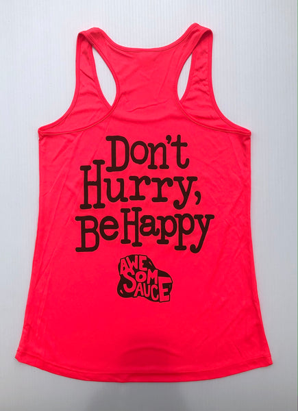 Sloth Society Short Sleeve Shirts and Tank Tops - Don't Hurry, Be Happy