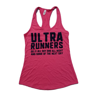 Ultra Runners Pink Tank